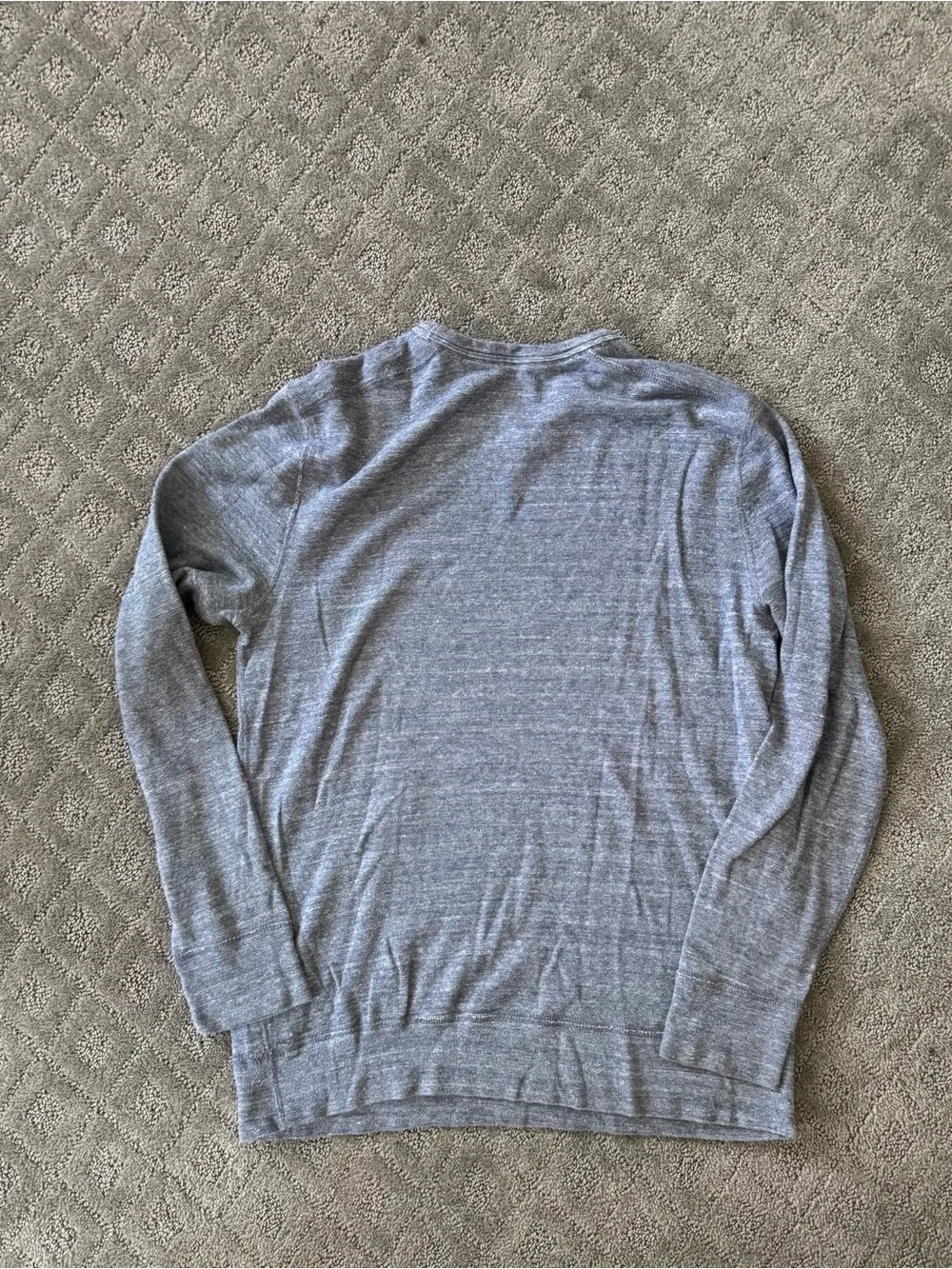 Men's J. Crew Crewneck Shirt Thermal Like Casual Size L